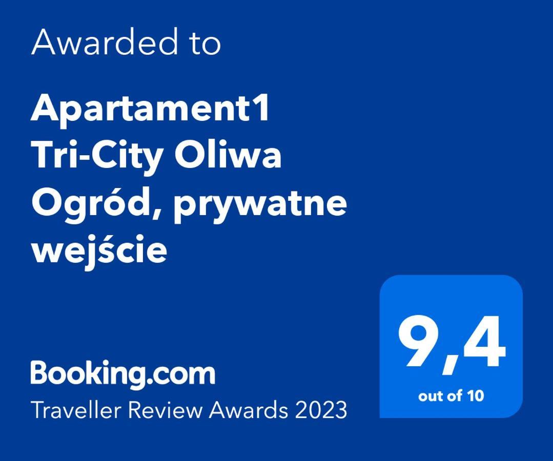 Apartament1 Tri-City Oliwa Ogrod, Prywatne Wejscie Γκντανσκ Εξωτερικό φωτογραφία
